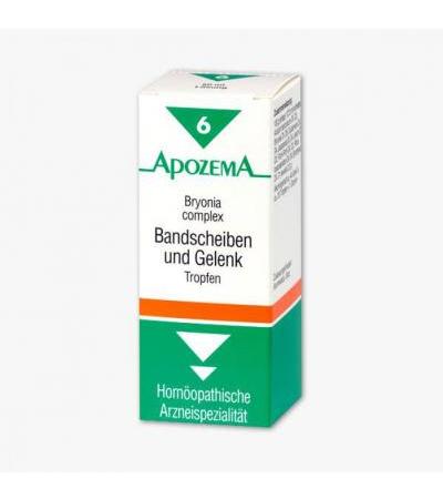 Apozema Bandscheiben-und Gelenk-Tropfen Nr. 6 50 ml