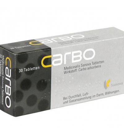 Carbo Medicinalis Sanova Tabletten 30 Stk.