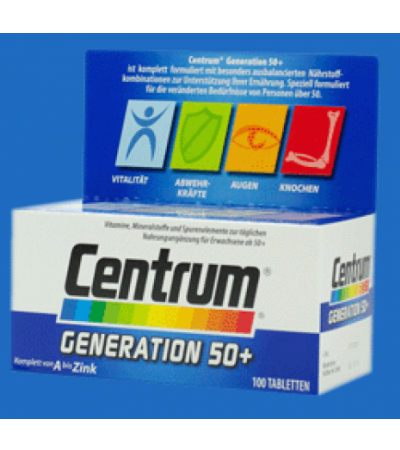 Centrum Tabletten A-zink Gen.50+al 30 Stk.