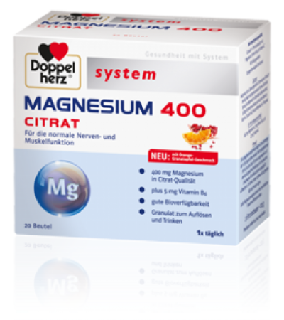 Doppelherz system Magnesium 400 Citrat 20 Stk.
