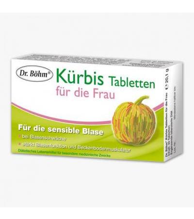 Dr. Böhm Kürbis Tabletten für die Frau 30 Stk.