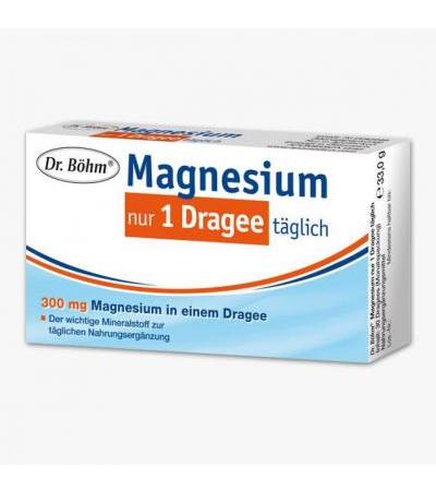 Dr. Böhm Magnesium nur 1 Dragee täglich 30 Stk.