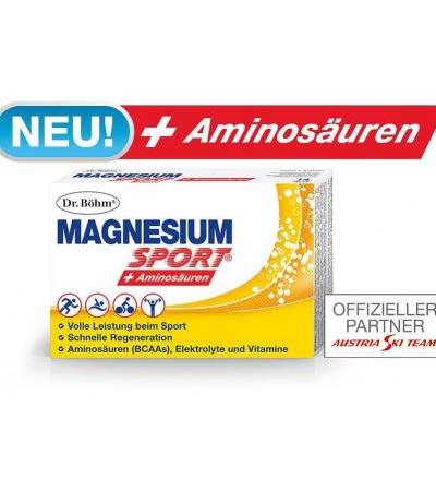 Dr. Böhm Magnesium Sport+Magnesium Sport® + Aminosäuren 14 Stk.