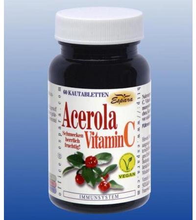 Espara Acerola Vitamin C Kautabletten 60 Stk.