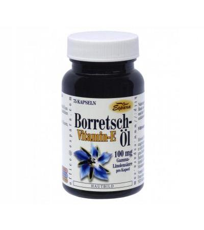 Espara Borretschöl-Vitamin-E Kapseln 75 Stk.