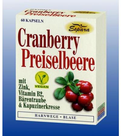 Espara Cranberry-Preiselbeere Kapseln 60 Stk.