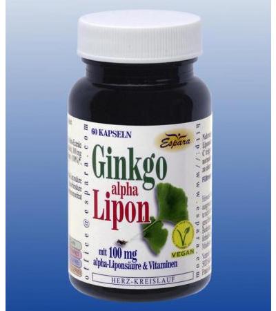 Espara Ginkgo-alpha-Lipon Kapseln 60 Stk.