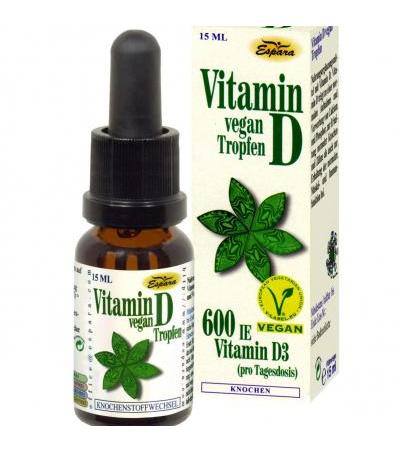 Espara Vitamin D vegan Tropfen 15 ml