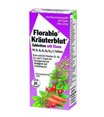 Florabio Kräuterblut Tabletten 84 Stk.