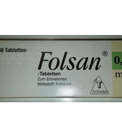 Folsan Tabletten 0,4mg 100 Stk.