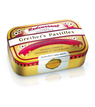 Grether's Pastilles Redcurrant Zuckerfrei 110 g