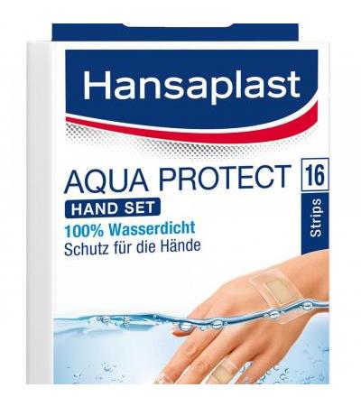 Hansaplast Aqua Protect Hand Set. 16 Stk.