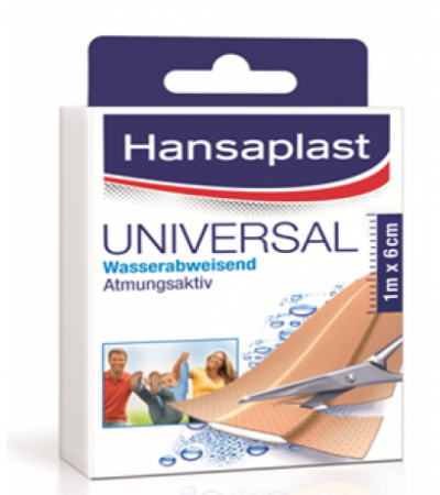 Hansaplast Universal wasserabweisend 1m x 6cm 1 Stk.