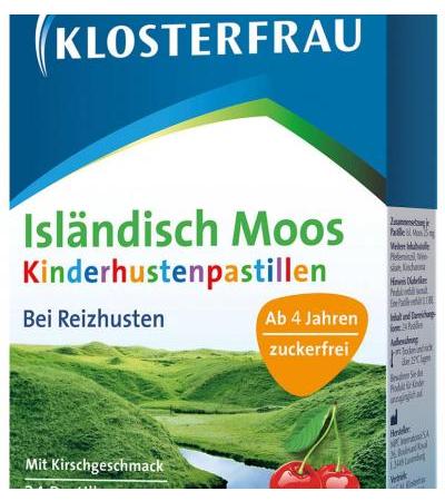 Klosterfrau Isländisch Moos Kinderhustenpastillen 24 Stk.