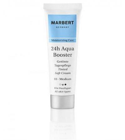 Marbert 24h AquaBooster Getönte Tages pflege / Tinted Soft Cream. 02 light 30 ml