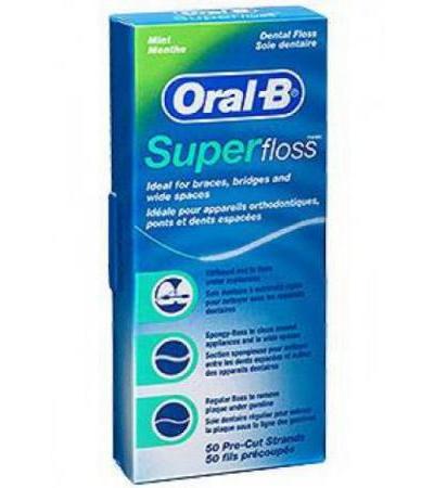 Oral-B SuperFloss 50 Fäden 50 Stk.