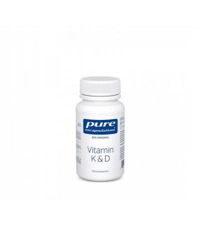 Pure encapsulations Kapseln Vitamin K+D 60 Stk.