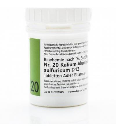 Schüßler Salz Adler Nr. 20 D12 Tabletten 100 g