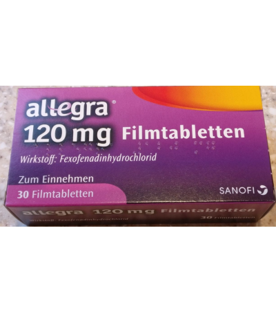 Allegra Filmtabletten 120mg 30 Stk.