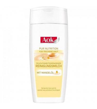 AOK Feuchtigkeitsspendende Reinigungsmilch Mandelöl 200 ml