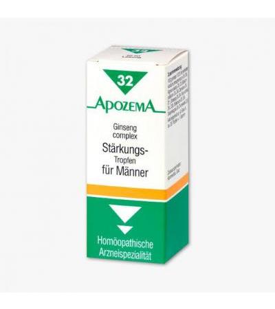 Apozema Stärkungs-Tropfen für Männer Nr. 32 50 ml