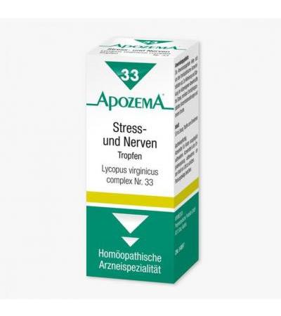Apozema Stress- und Nerven-Tropfen Nr. 33 50 ml