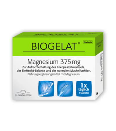 BIOGELAT MAGNESIUM 375 90 Stk.