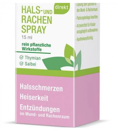 BRONCHOSTOP direkt HALS- UND RACHENSPRAY 15 ml