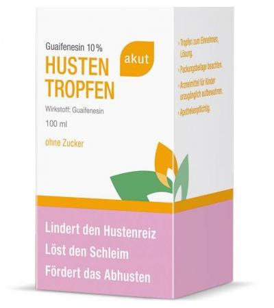 BRONCHOSTOP GUAIFENESIN 10% akut TROPFEN 100 ml