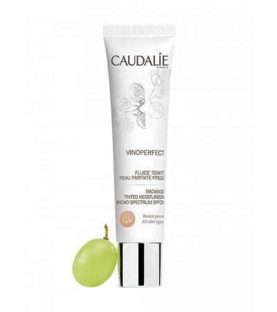 Caudalie Vinoperfect Getöntes Fluid für Perfekte Haut LSF20 light 40 ml