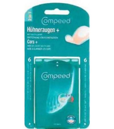 Compeed Hühneraugenpflaster zwischen Zeh plus 6 Stück 6 Stk.