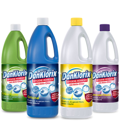 DanKlorix Hygiene Reiniger Zitronenfrische 1 5l 1 Liter