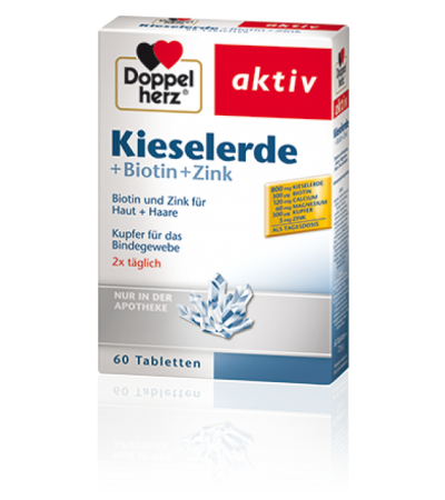 Doppelherz Kieselerde+Biotin+Zink 60 Stk.