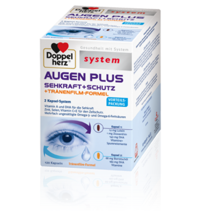 Doppelherz system AugenPlus Sehkraft und Schutz 120 Stk.