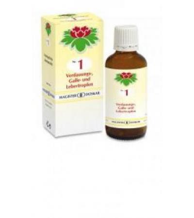Doskar Tropfen Nr. 1 - Verdauungs-, Galle- und Lebertropfen 50 ml