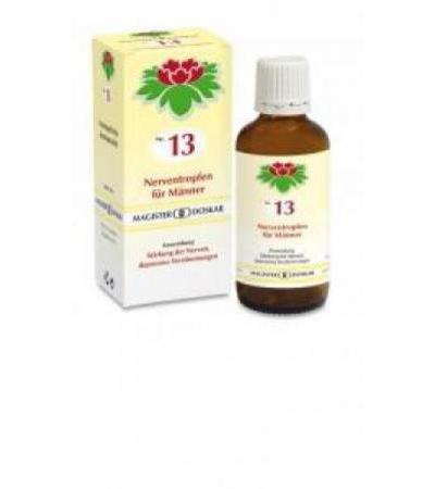 Doskar Tropfen Nr. 13 - Nerventropfen für Männer 50 ml