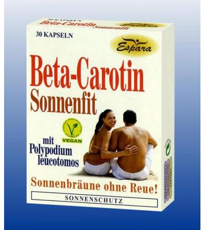 Espara Beta-Carotin-Sonnenfit Kapseln 30 Stk.