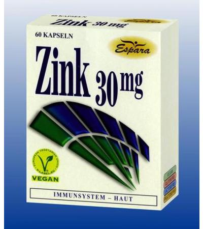 Espara Zink 30mg Kapseln 60 Stk.