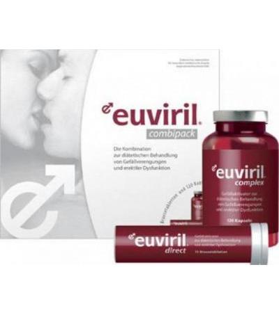 Euviril Kombipack 120 Kapseln plus 15 Brausetabletten 1 Pkg.
