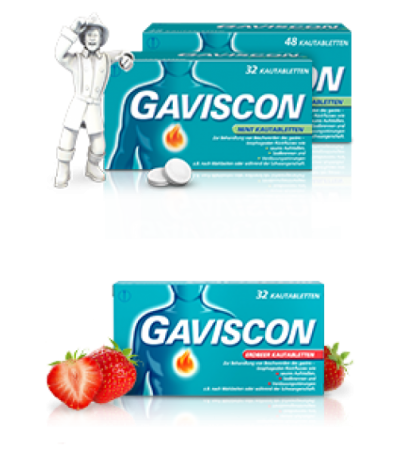 Gaviscon Kautabletten Mint 48 Stk.