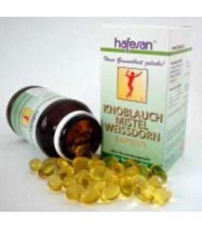 Hafesan Knoblauch Mistel Weissdorn Kapseln 80 Stk.