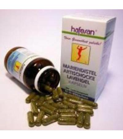 Hafesan Mariendistel + Artischocke + Lavendel Kapseln, 60 Stück 60 Stk.