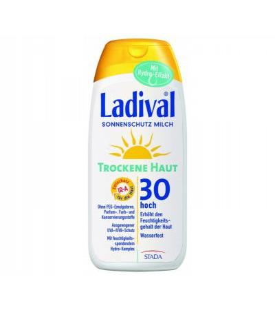 Ladival Trockene Haut Sonnenschutz Milch LSF 30 200 ml