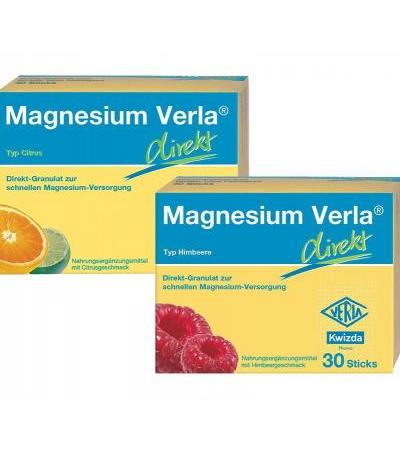 MAGNESIUM VERLA DIREKT Himbeer 30 Stk.