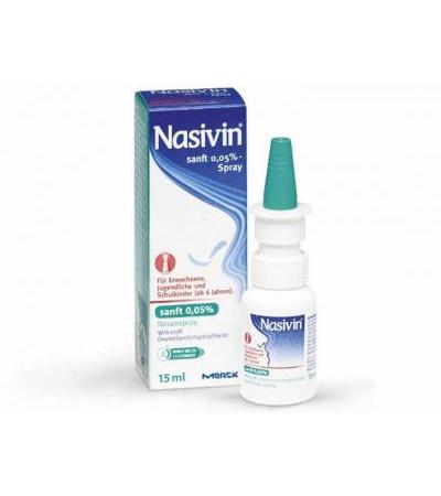 Nasivin sanft Spray ohne Konservierungsmittel 0.05% 10 ml