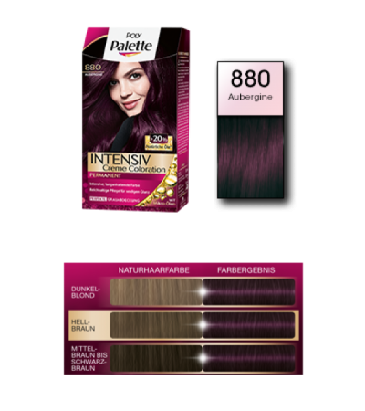 Poly Palette Intensiv Color Creme 880 Aubergine 1 Stk.