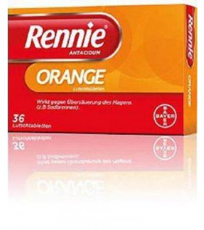 Rennie Antacidum Orange- Lutschtabletten 36 Stk.