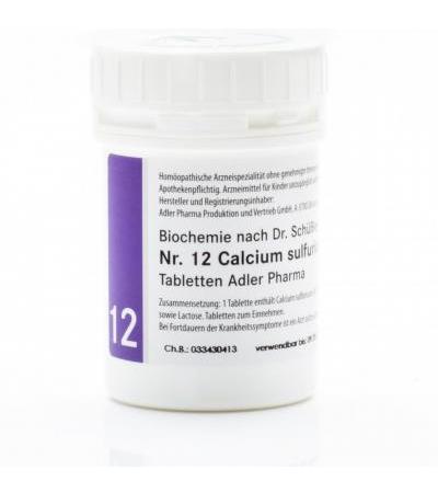 Schüßler Salz Adler Nr. 12 D6 Tabletten 250 g