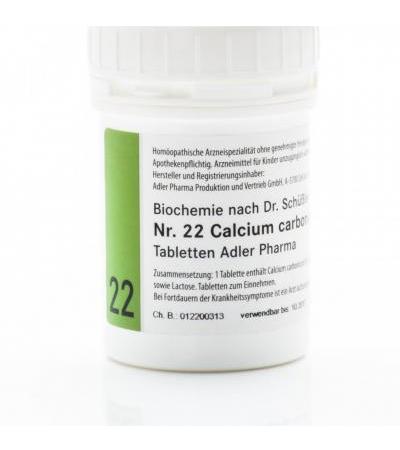 Schüßler Salz Adler Nr. 22 D12 Tabletten 100 g
