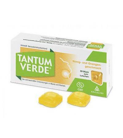 Tantum verde Pastillen Honig-Orange 20 Stk.